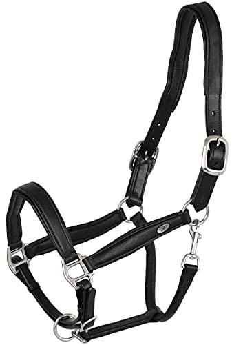 Marengos Halfter Soft Comfort Leder schwarz Warmblut