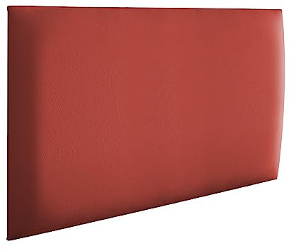 RAVIO Panneaux muraux rembourrés | Lambris 3D avec Mousse | Coussin Mural comme tête de lit pour lit | Decoration Murale pour Chambre, Chambre d'enfant, Bureau, Couloir | Rouge, 60 x 30 cm