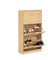 SoBuy FSR137-L-J Schuhkipper Schuhablage Schuhschrank mit 3 Klappen Schuhregal schmal Schuhkommode BHT ca. 60x115x23cm