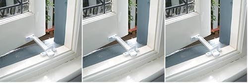 Dreambaby, Opening White, Window Lock - Outward (Pack of 3)