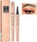 Eyebrow Pencil, Eyebrows Pen with 4 Micro-Fork Tip Long-lasting Waterproof Eyebrow Pen and Smudgeproof Brow Pen,Creates Natural Looking Defined Eyebrows(Dark Brown)