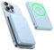 ESR Qi2 Zertifiziertes MagSafe Power Bank, 10.000mAh 15W Schnelles Tragbares Ladegerät, Kompakte Powerbank, MagSafe Ladegerät mit USB-C Kabel für iPhone 16/15/14/13/12, Blau