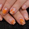 Auiremrti Goldener Glitzer Ahornblatt Kunstnägel,24 Stück Herbst Press On Nails, Künstliche Nägel mit Ahornblatt-Design,Mit Jelly Kleber,Nagelfeile und Zubehör