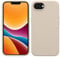 kwmobile Handyhülle für iPhone 16e Hülle, für iPhone 16e Case - Hülle Silikon - kabelloses Laden - Creme