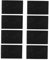 COSMEVIVI 8St Schwammmatte eingelegter Schmuck Puzzle-Plattenspieler Punktscheibenschmuck Schmuck füllen Schmuck Aufbewahrung Ringeinlagen Schmuck-Schwamm-Pad-Einsatz Ringhalteranzeige Black