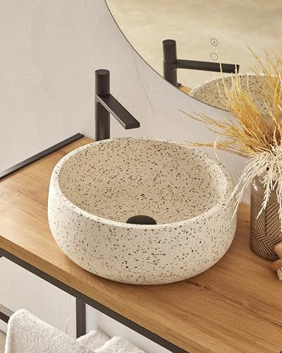 Lavabo de sobreponer FLORENCIA MIX de terrazzo