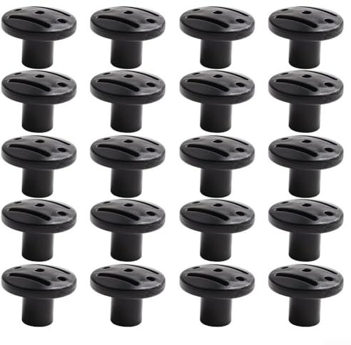 ZAMETTER Tent Pole Base Plastic Base Tent Base Fixing Base Tent Pole, Camping Accessories