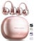 King Lucky Clip-on Earbuds,Open Ear Earbuds Wireless Bluetooth 5.4,Lightweight Open Ear Headphones with C-Shaped Bridge,Slim Hook, 50H Battery,Waterproof,for Glasses Wearers and Workouts Rose Gold