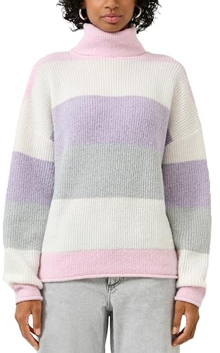 QS Damen 2175297 Pullover mit Blockstreifen