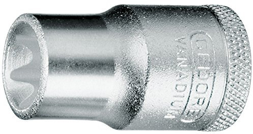 GEDORE TX 19 E18 Steckschlüsseleinsatz 1/2 Zoll Außen-TORX E18, 1 Stück, 6194500
