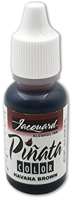 Jacquard Pinata Farbe auf Alkohol-Basis, Braun (Havana Brown), 1/2 oz