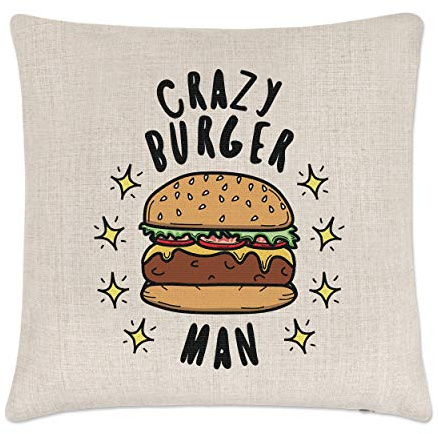 Gift Base Verrückte Hamburger Mann Stars Kissenbezug