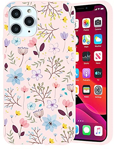 Yoedge Hülle für Apple iPhone 6 Plus / 6S Plus 5,5, Rosa Silikon Ultra Dünn Stoßfeste Handyhülle mit Mode Muster Motiv, Soft TPU Bumper Ganzkörper Schutz Schutzhülle Case für iPhone 6 Plus - Blume 2