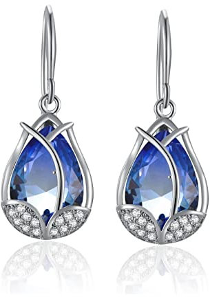 Orecchini Pendenti Lunghi, Orecchini Oro Pendenti Donna Lega Orecchini Rosa Sfumati Regali di Nozze