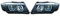 DM Autoteile H7/H1 3D Angel Eyes Scheinwerfer Set Schwarz klar kompatibel für BMW E90 E91 Baujahr 05-08 136935