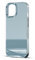 IDEAL OF SWEDEN Durchsichtige Handyhülle mit erhöhten Kanten und Nicht vergilbenden Materialien, fallgetesteter Schutz mit Spiegel Finish, kompatibel mit iPhone 15 (Sky Blue Mirror)