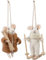 Kit de manualidades Trimits: kit de fieltro de aguja con instrucciones y fieltro de lana - adornos navideños, decoraciones para el árbol de Navidad, regalos caseros