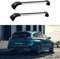 RUIHAHA 2 Stück Auto Querträger Dachträger für Peugeot 308 SW 5 Dr 2021-2023 Skiträger für Dachträger Dachreling Relingträger Dachgepäckträger,C-Silver Black