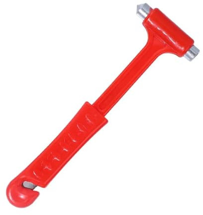 Martillo rompecristales for Coches, autobuses y Camiones, Martillo de Seguridad for emergencias, rompecristales y Corta Cinturones de Seguridad.