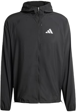 adidas Men's Adi365 Running Essentials Coat, black, L