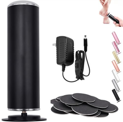 Fussweich, Fuss Weich 2.0, Pediküre Set Fußpflege, FüR Frauen & MäNner Tote Rissige Harte Haut, Hornhaut Entferner (Schwarz)