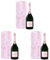 Deutz Champagne Rosé avec Emballage Cadeau, 750ml (Lot de 3)