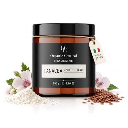Panacea Impacco Ristrutturante Capelli 100% Naturale, 200 g | Made in Italy, Formula in Polvere, Effetto Volume, Altea e Arnica, Uso Professionale
