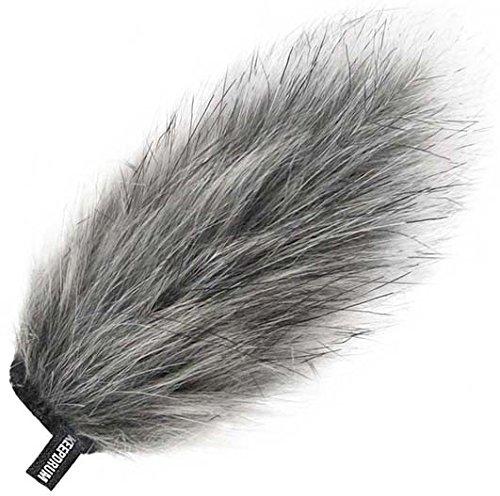 keepdrum WS04 Fell-Windschutz für Sennheiser MKE400 Kamera-Mikrofon