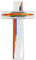 Glaskreuz Wandkreuz aus Fusing Glas