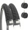 Ecovelò 1 °Cámara de Aire + 1 para para Bicicleta City Bike 26 X 1 3/8 (37 – 590)