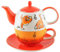 Mila Keramik Tee-Set- for-One Oommh Yoga Katze | MI-99212 | 4045303992122