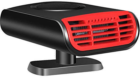 ISAKEN Calentador De Coche General, Descongelador De Parabrisas Y Desempañador De Nieve, 2 en 1 Ventilador de coche para calefacción 150 W, 12 V