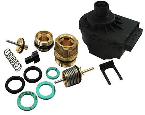 HTS Boiler Cartridge with Motor Compatible with Ideal Logic Combi 24 30 35 & Logic Code Combi 26 33 36 Boiler Diverter Valve Cartridge 175668 with Motor 174813