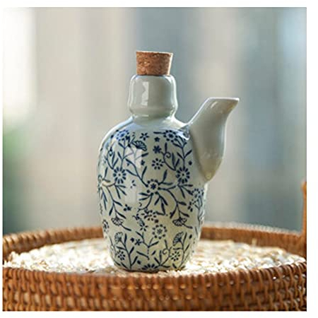 Huilier et vinaigrier Bouchon céramique Distributeur d'olive d'huile de Stockage Bouteille D'huile Buse d'huile Huilier