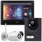 Goliath Hybrid | IP | Full-HD Video Türsprechanlage | App | 1-Fam | 1 x Full-Touchscreen 17,78 cm (7) | Aluminium Unterputz Türstation | 180° Ultra-Weitwinkel | AV-IPS-212
