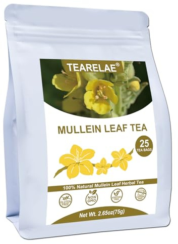 TEARELAE - Mullein Tea Bags For Lungs - 3g X 25 Count