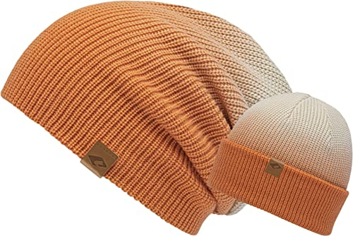 CHILLOUTS Damen Yoshi Hat Winterm tze, orange tie dye, Einheitsgröße EU