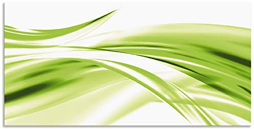 ARTland Wanddeko Wandbild Alu Verbundplatte für Innen & Outdoor Bild 100x50 cm Abstrakte Bilder Gegenstandslos T1EU