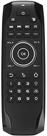 Kimje Bluetooth 5.0 Mini Keyboard G7BTS Gyroscope Backlit IR Learning Mouse Remote Control for Smart TV Box Laptop