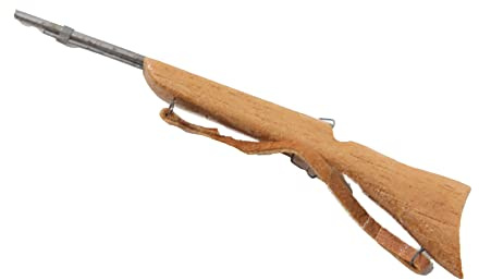 Melody Jane Dolls House Pioneer Hunting Rifle Cowboy Gun Western Farm Camp Barn Accessory