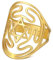 KKJOY Davidstern-Ring aus Edelstahl, durchbrochener Sechs-Krümmer mit Stern, verstellbar, offene Fingerringe, Modeschmuck Geschenk für Damen und Herren