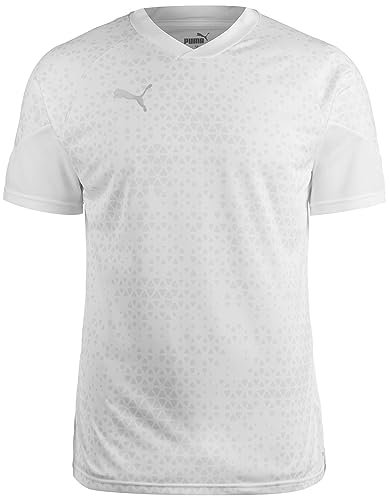PUMA Herren Teamcup Training Jersey T-Shirt, weiß, XL