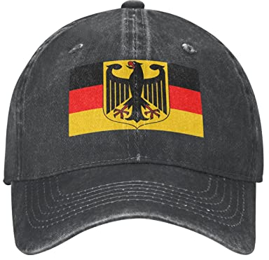 319 Baseballkappe Deutschland Deutschland Und Flagge Baseballmütze Sonnenschutz Baseball Cap Cool Flat Hüte Für Damen Mädchen Herren