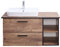Pelipal Quickset 374 Waschtisch mit Unterschrank, Holzwerkstoff, Eiche Ribbeck quer NB, 61,6x103x44,5 cm