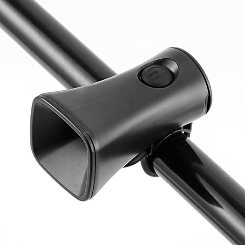Wooauto Elektronische Fahrradklingel 120dB Laute Fahrradhupe mit Batterie Fahrradklingel Elektrische Hupe Alarm Horn Glocke Fahrradring für Mountainbike Kinderfahrrad Rennrad BMX,Schwarz