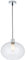 National Lighting Industrial Pendant Light – Hanging Lamp with Glass Lampshade – LED Pendant Light Fitting – Dimmable Kitchen Island Lights – Dome Ceiling Light – 10W E27 - Clear