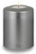 Qult Farluce Classic Metallic Silber • ∅ 10 cm Höhe 12 cm • Teelichthalter in Kerzenform • Kunststoffkerze in Kerzenoptik • Mit Teelichteinsatz • inkl. 1 TLM16 Maxilight Teelicht