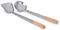 Craft Wok Schöpflöffel und Pfannenwender-Set mit Holzgriffen für asiatische chinesische Woks aus Karbonstahl, traditionell / 732W325