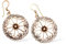 WINDALF Damen Schmuck Ohrhänger AMARIL 4.6 cm Zarte Ornamente Bronze