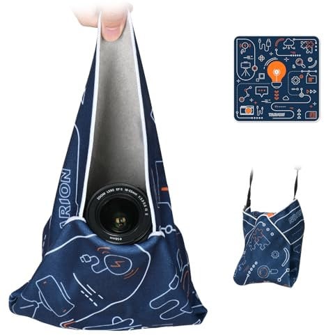 TARION Panno Protettivo per Fotocamera e Obiettivi: Custodia Protettiva per Fotocamera Reflex, Attrezzatura Fotografica, Obiettivo, Flash, Smartphone, Laptop(47 * 47, Eureka)